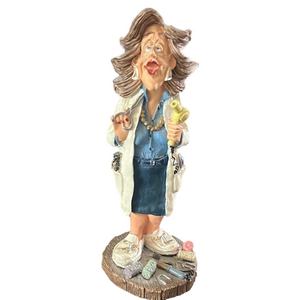 doug harris just a trim small hair dresser statue